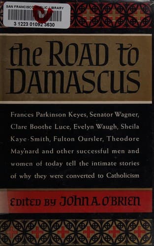 Tapa de The road to Damascus
