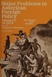 Tapa de Major problems in American foreign policy