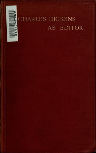 Tapa de Charles Dickens as editor
