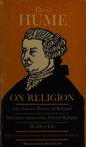 Tapa de Hume on religion