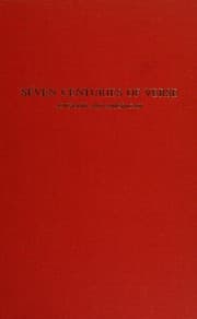 Tapa de Seven centuries of verse, English & American, from the early English lyrics to the present day