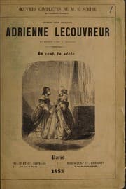 Tapa de Adrienne Lecouvreur