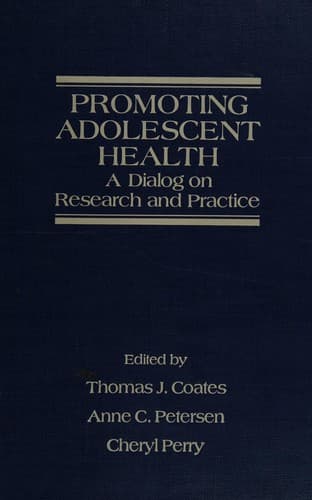 Tapa de Promoting adolescent health