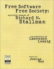 Tapa de Free Software, Free Society