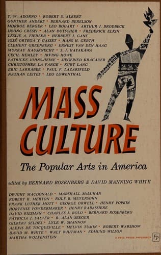 Tapa de Mass culture
