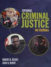 Tapa de Exploring criminal justice