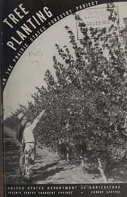 Tapa de Tree planting on the prairie states foreestry project. [Issued October 1938