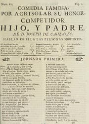 Tapa de Por acrisolar su honor, competidor hijo, y padre