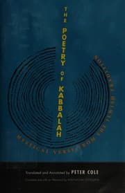Tapa de The poetry of Kabbalah