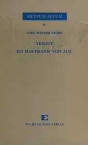 Tapa de Vreude bei Hartmann von Aue