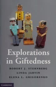 Tapa de Explorations in giftedness