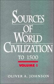 Tapa de Sources of World Civilization, Vol. I