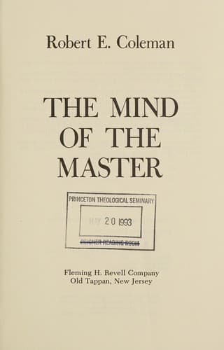Tapa de The mind of the Master