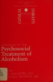Tapa de Advances in the psychosocial treatment of alcoholism