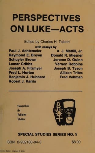 Tapa de Perspectives on Luke-Acts