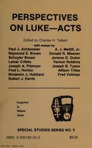 Tapa de Perspectives on Luke-Acts