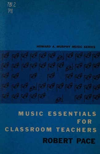 Tapa de Music essentials for classroom teachers