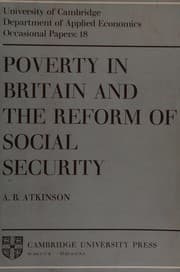Tapa de Poverty in Britain and the reform of social security