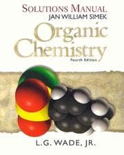 Tapa de Solutions manual [for] Organic chemistry, fourth edition [by] L.G. Wade, Jr