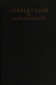 Tapa de Charles Lamb in essays and letters