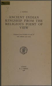 Tapa de Ancient Indian kingship from the religious point of view