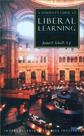 Tapa de A student's guide to liberal learning