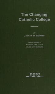 Tapa de The changing Catholic college
