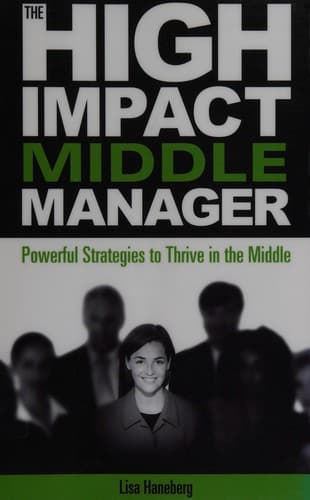 Tapa de The high-impact middle manager