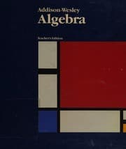 Tapa de Addison-Wesley algebra