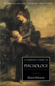 Tapa de A Student's Guide to Psychology (Isi Guides to the Major Disciplines)