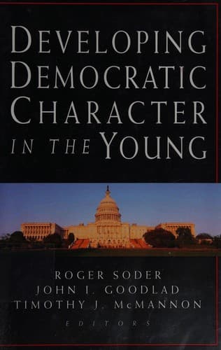 Tapa de Developing democratic character in the young