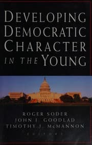 Tapa de Developing democratic character in the young