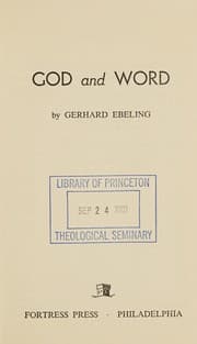 Tapa de God and word