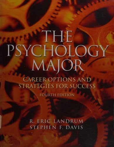 Tapa de The psychology major
