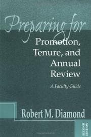 Tapa de Preparing for promotion, tenure, and annual review