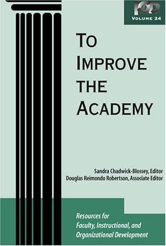 Tapa de To improve the academy
