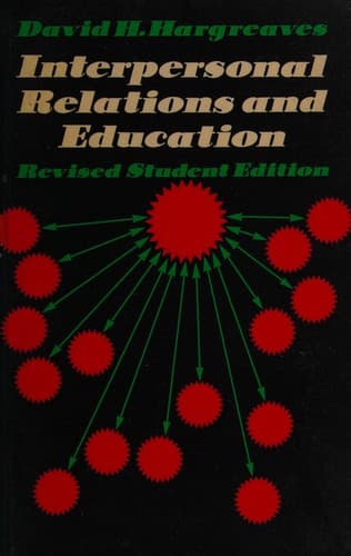 Tapa de Interpersonal relations and education