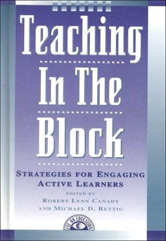 Tapa de Teaching in the block