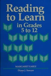 Tapa de Reading to learn in grades 5 to 12