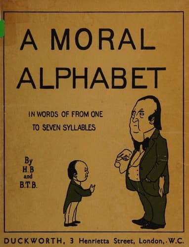 Tapa de A moral alphabet