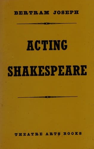 Tapa de Acting Shakespeare