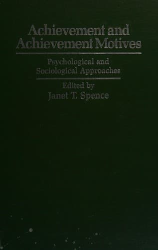 Tapa de Achievement/Achievement Motive