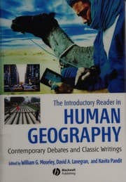 Tapa de The introductory reader in human geography