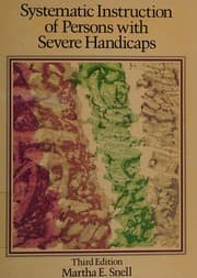Tapa de Systematic instruction of personswith severe handicaps