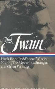 Tapa de Huck Finn; Pudd'nhead Wilson; No. 44, the mysterious stranger; and other writings