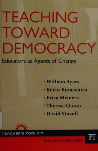 Tapa de Teaching toward democracy