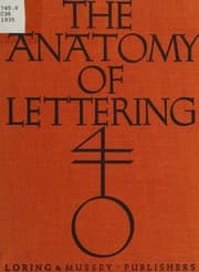 Tapa de The anatomy of lettering