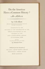 Tapa de Do the Americas have a common history?