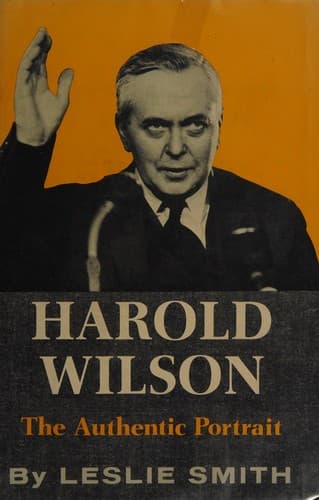 Tapa de Harold Wilson, the authentic portrait.
