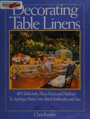 Tapa de Decorating table linens